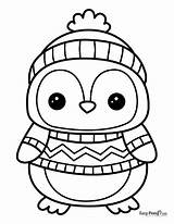 Free Printable Penguin Coloring Pages For Kids sketch template