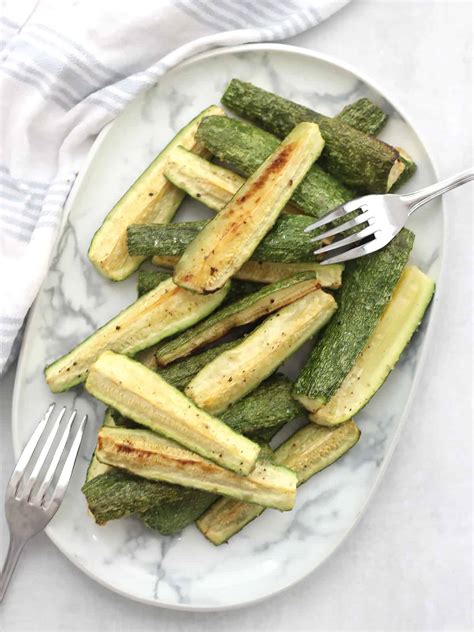 Roasted White Zucchini Recipe - Bite On The Side