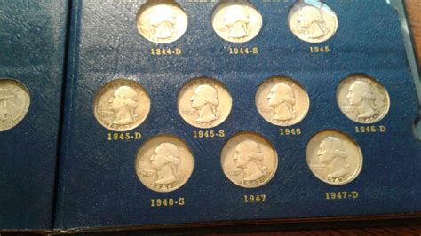 1932 - 1964 Washington Quarters Album Set Complete 83 coins Graded '32S & '32D | eBay