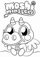 Printable Cute Monster Coloring Pages sketch template