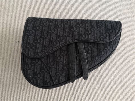 Dior Oblique Saddle Bag Black : FashionReps