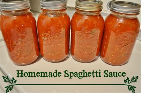 DIY Homemade Spaghetti Sauce Canning Recipe Tutorial