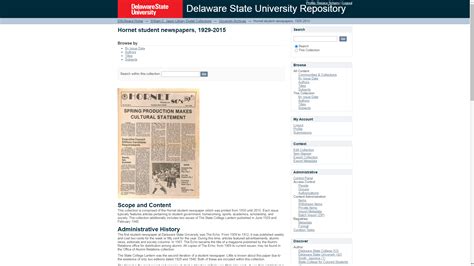 Delaware State University Archives and Special Collections: 2021