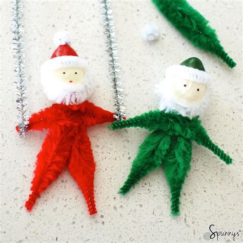 Christmas pipe cleaner ornaments - DIY project ideas • SPUNNYS