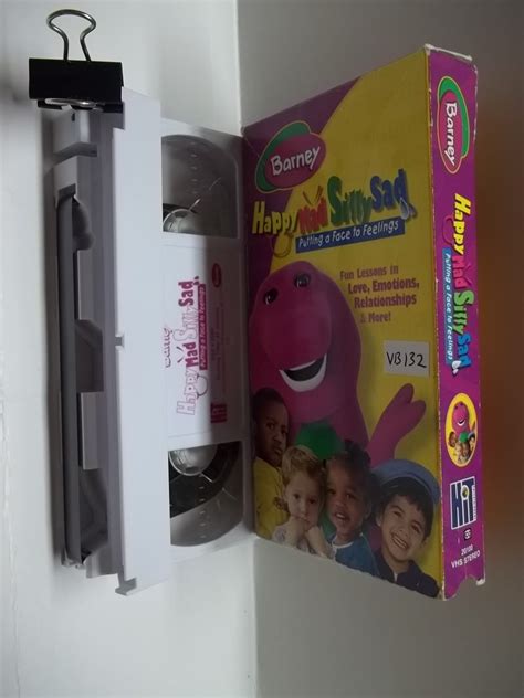 Barney-Happy mad silly sad (Used VHS 20100) closed captioned - Preston's Used Items