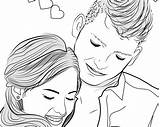 Collection Of Couple Coloring Pages  Free Printable sketch template