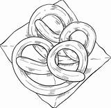 Pretzels coloring Page  Free Printable Coloring Pages sketch template