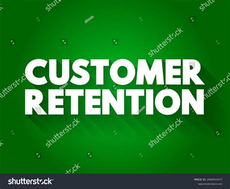 Customer Retention Text Quote Concept Background Stock Illustration 2066914577
