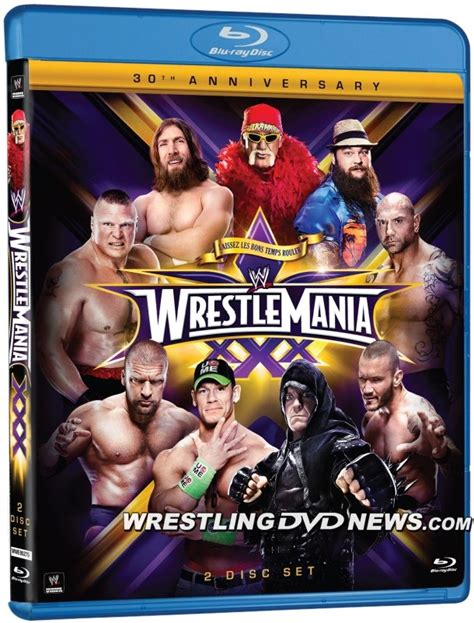 Exclusive: Official WWE WrestleMania 30 DVD & Blu-Ray Covers Revealed ...