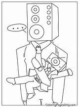 Big Speakerman Coloring Pages  Free Printable PDF & Online sketch template
