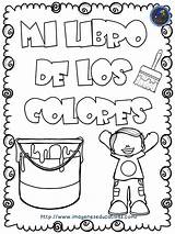 Mi Libro De los Colores para Colorear 1  Imagenes Educativas sketch template