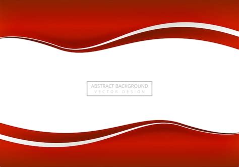 Elegant Red Business Wave Background - Free Vector Template - HD Stock Images