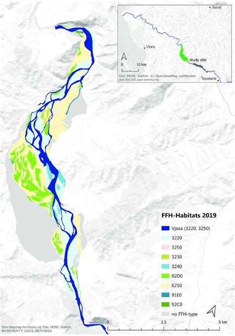 Map of the natural habitat types listed in the Habitat Directive; Part... | Download Scientific ...