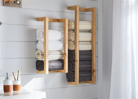 Here’s How to Make a Rustic Towel Rack