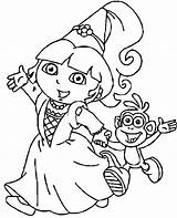 Dora Coloring Pages Printable sketch template