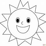 Smiling Sun coloring page  Free Printable Coloring Pages sketch template