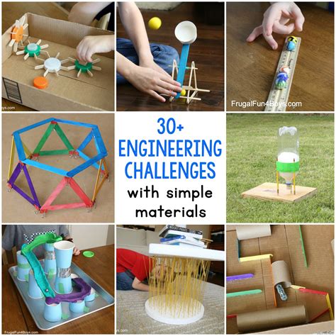 30+ Awesome STEM Challenges for Kids (with Inexpensive or Recycled Materials!) - Frugal Fun For ...