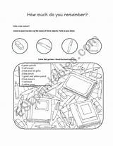 Classroom Objects Coloring Sheet sketch template