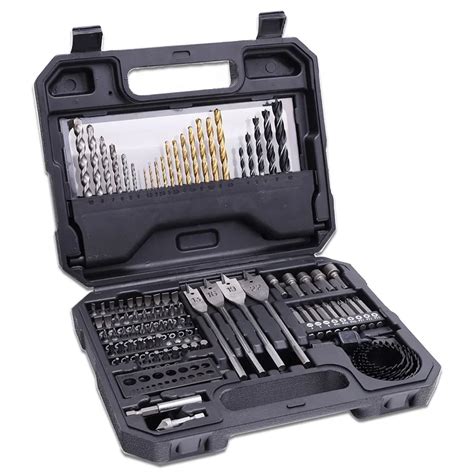 100pcs Combination Drill Set For Metal,Wood And Masonry Working - Buy ...