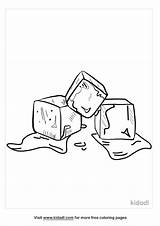 Coloring Pages Of Ice Cubes sketch template
