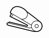 Side stapler coloring Page  Coloring Pages School sketch template