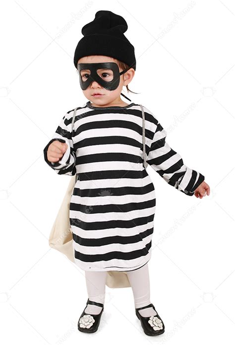 Kids Burglar Robber Costume