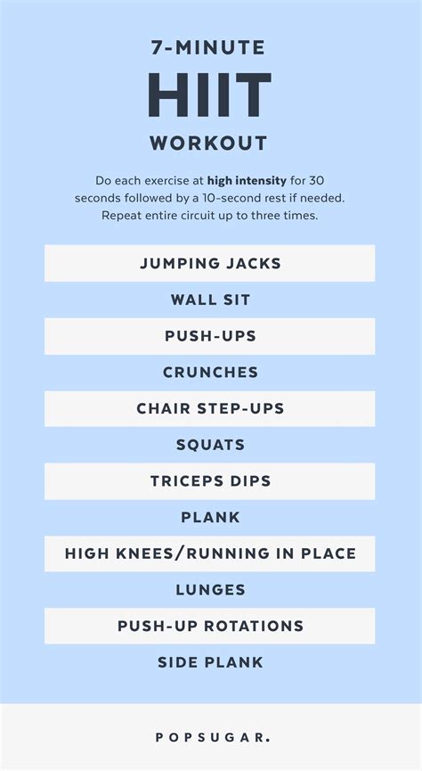 7-Minute Workout | POPSUGAR Fitness