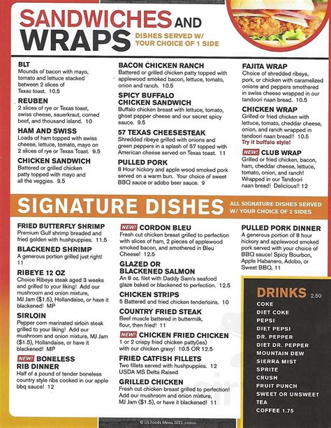 MJ's Bar and Grill menus in Branch, Arkansas, United States