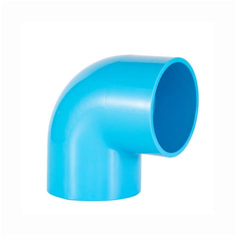 blue color-pvc 90 degree elbow