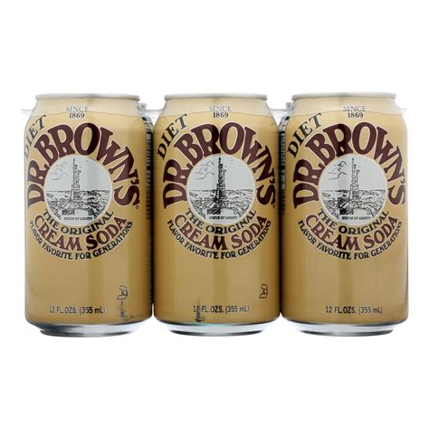 Dr. Brown Dr Brown's, The Original Diet Cream Soda - Case of 4 - 6/12 ...