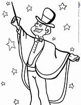 Magician Colouring Pages Sketch Coloring Page sketch template