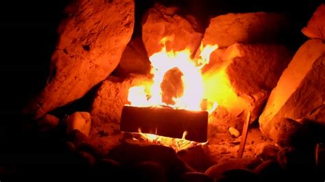 Yule Log fire - YouTube