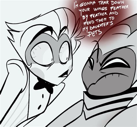 Adam x Lute: They’re kinda… 👉🏻👈🏻💜 [Art by Sagging Arts] : r/HazbinHotel