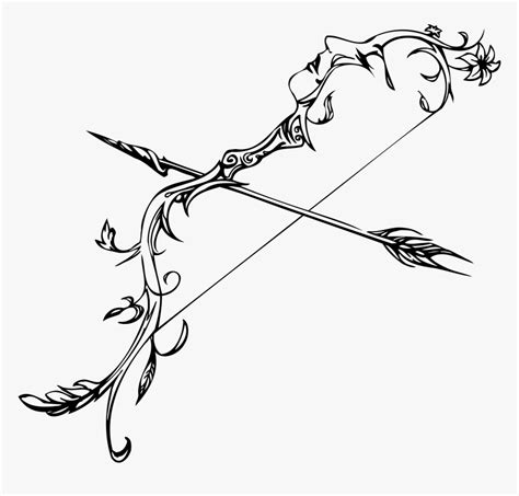 Arrow, Hand Drawn Arrows, Decorative Arrow, Ethnic - Detailed Bow And Arrow Drawing, HD Png ...