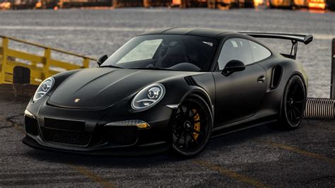 Wallpaper Porsche 911 Black Sports Car - Free Wallpapers for Apple ...