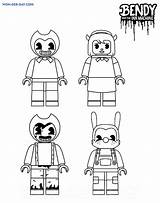 Bendy And The Ink Machine Coloring Pages  Wonder Daycom sketch template