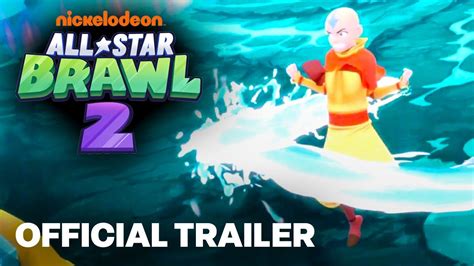 Nickelodeon All-Star Brawl 2 - Official Aang Gameplay Spotlight Trailer ...