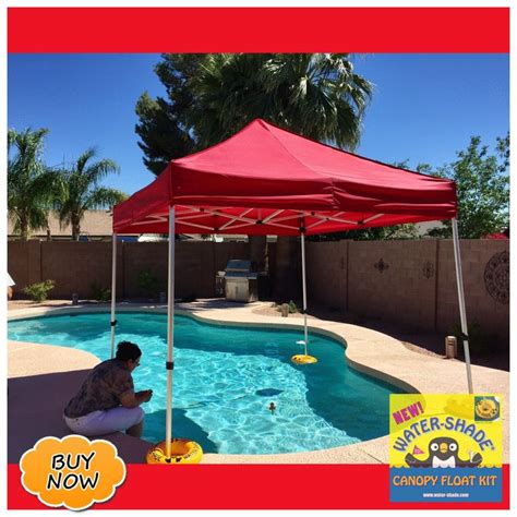 CANOPY FLOAT KIT - Includes 4 18" floats to attach to the canopies leg | Canopy, Pool shade ...