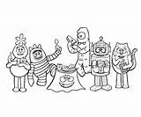 Yo Gabba Coloring Pages  Best For Kids sketch template