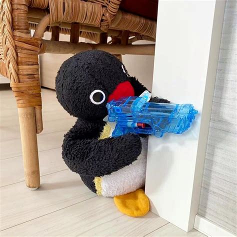 Pingu Penguin Plush Toy Doll 32 cm - Aesthetic Clothes Shop