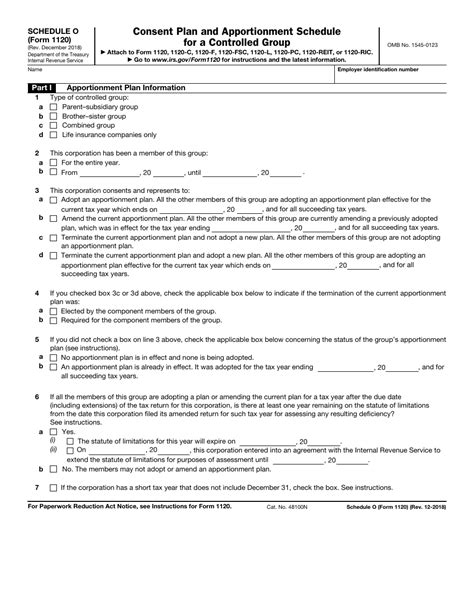 IRS Form 1120 Schedule O - Fill Out, Sign Online and Download Fillable PDF | Templateroller