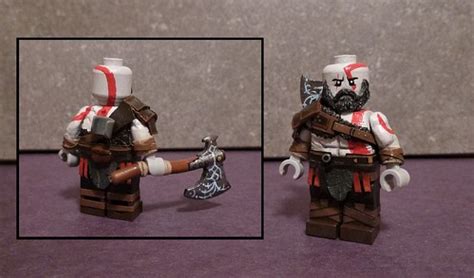 Custom Lego God of War: Kratos | Hey, I don't own a PlayStat… | Flickr