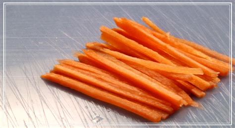 How To Cut A Carrot | Julienne Carrots | Fine Dining Lovers