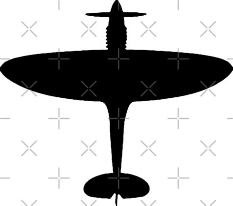 "Spitfire Silhouette" by David Knowles (Owl Occasions) | Redbubble