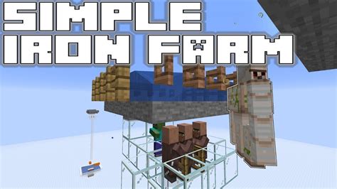 OP Iron farm in Minecraft!!! Easy tutorial! - YouTube