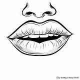 Lips Coloring Pages  Free & Printable sketch template