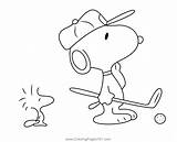 Golf Coloring Spongebob Pages Printable Kids Sheets Playing Sports  sketch template