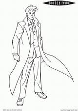 Doctor Who Coloring Sheets Pages sketch template