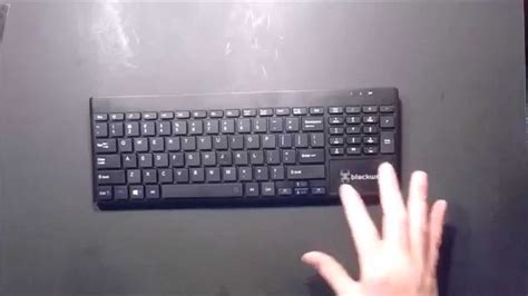 BlackWEb Wireless keyboard Unboxing and first impressions - YouTube