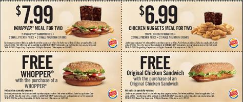 41 burger king coupon menu